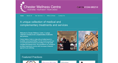Desktop Screenshot of chesterwellnesscentre.co.uk